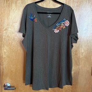 Embroidered t shirt